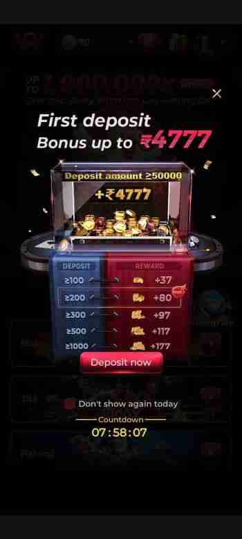 Rajwin Game rewards and betting section